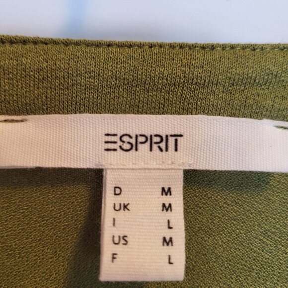 Green faux wrap dress - Picture 4 of 6